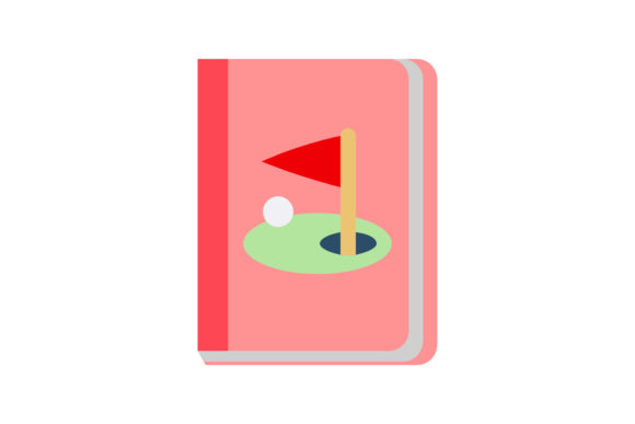 Book Icon Golf Design Creative Vector – A Versatile Graphics Freebie for Branding Projects