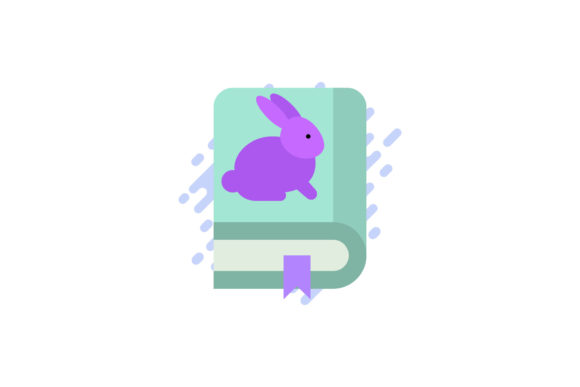Easter Cute Icon Book Tosca: A Versatile Freebie for Small Business Branding