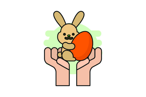 Easter Cute Icon Bunny Color Outline Review for Real Projects