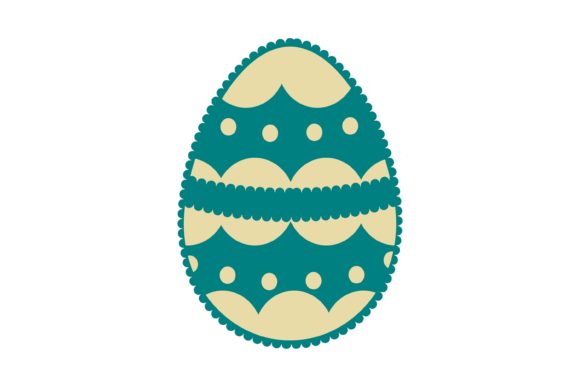 Easter Egg Jagged Decoration: A Versatile Graphics Freebie for Creative Sellers