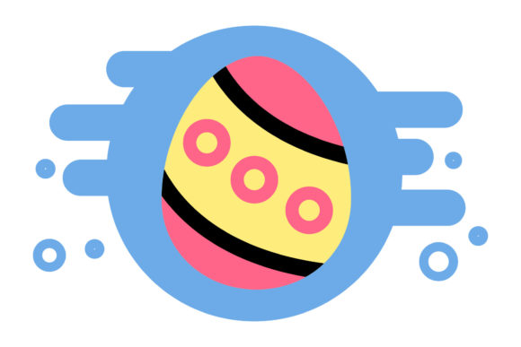 Easter Icon Art Donuts Design Creative – A Versatile Graphic Design Asset for Branding and Marketing
