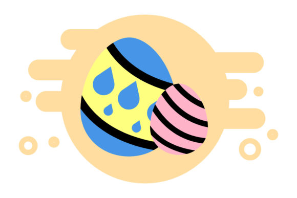 Easter Icon Art Water Design Creative – A Graphics Freebie for Strong Branding