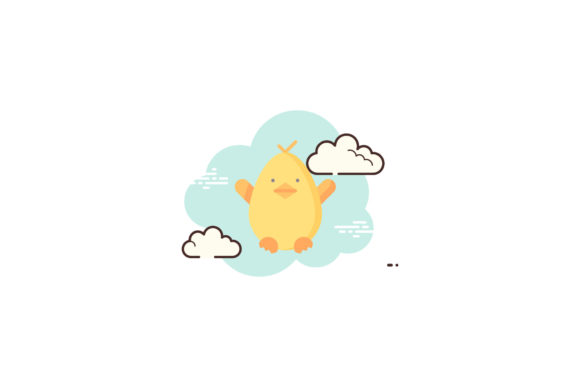 Easter Icon Chick Cute Cloud White Review: A Versatile Graphic for Spring Projects