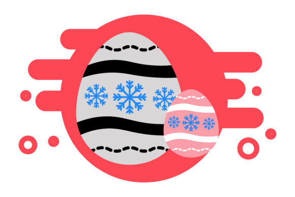 Easter Icon Creative Snowflake Design – A Versatile Graphic Freebie for Handmade Projects