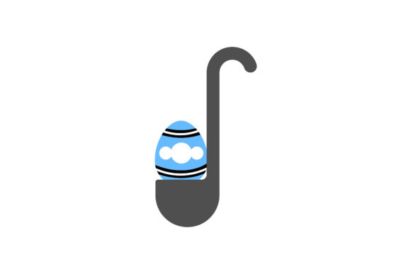 Easter Icon Ladle Design Creative Vector: A Festive Graphic for Local Branding