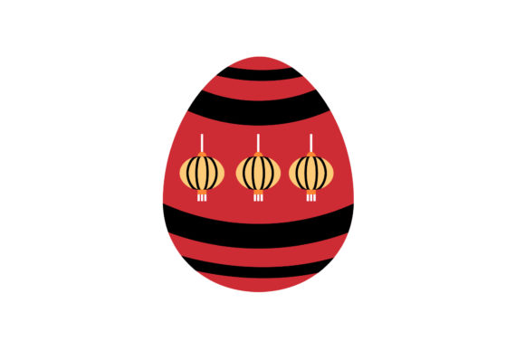 Easter Icon Lanterns Design Creative Art – A Freebie Graphic for Seasonal Merch