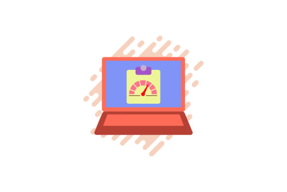 Flat Icon Laptop Pictorial Notes Red – A Designer's Perspective