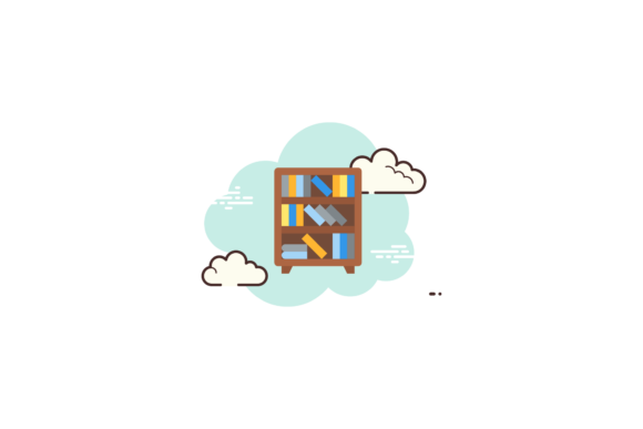 House Icon Bookshelf Cloud White Sky Embroidery Design Review