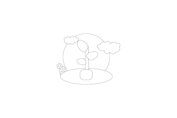 House Plant Sun Cloud Embroidery Design Review
