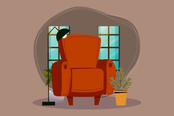 Interior Modern Living Room Graphics – Freebies for Creative Projects