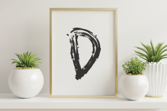 Letter D: A Strong Graphic Design Asset for Creative Freebies