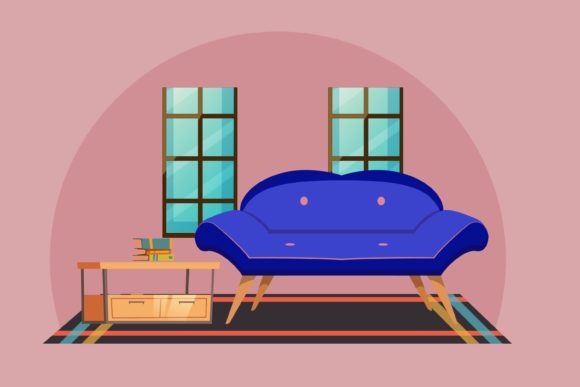 Living Room Style Design Furniture – A Versatile Graphics Freebie for Creative Projects