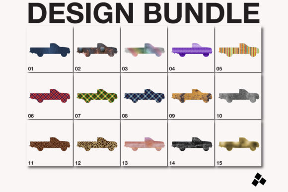 Sublimation Truck SVG Background Bundle: A Design Asset for Modern Branding